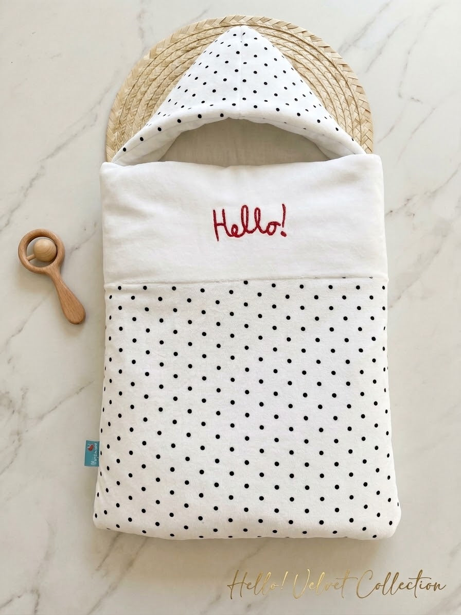 Hello polka Porte Bebe