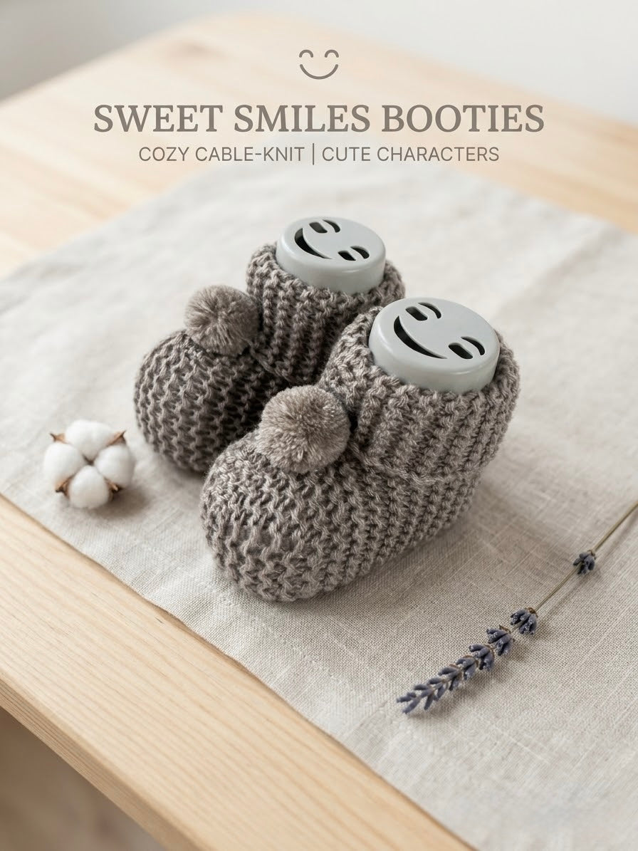Ponpon booties