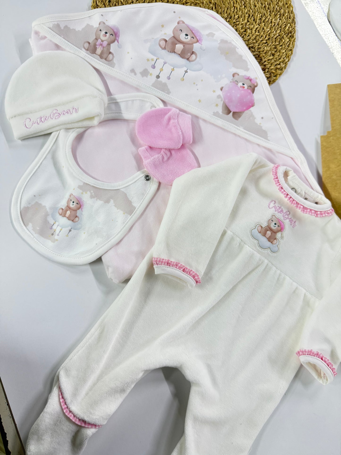 5 pieces cute bear set