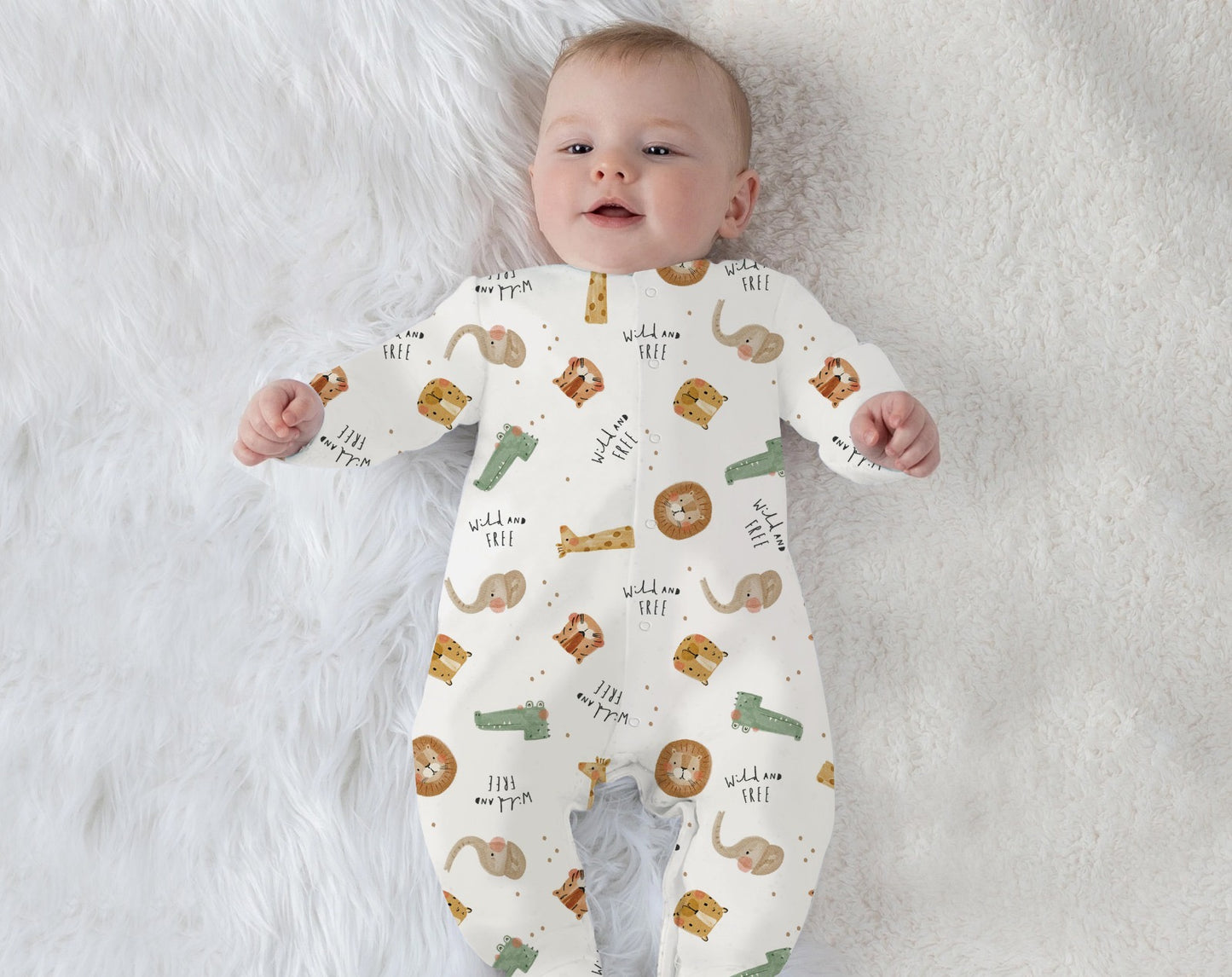 Safari all over onesies