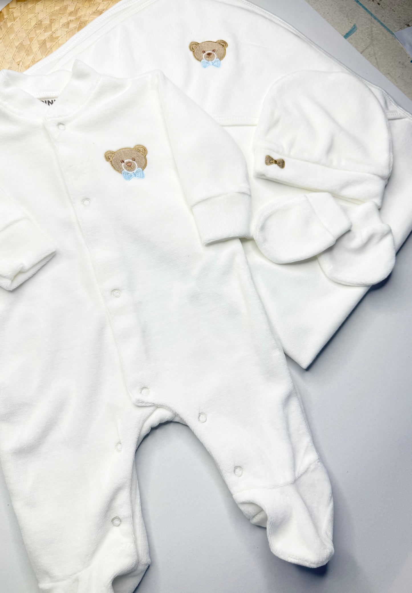 Baby Bear velvet set
