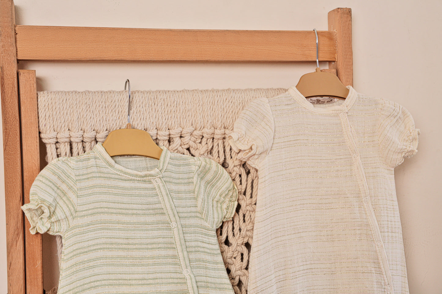 Luxury Linen baby romper