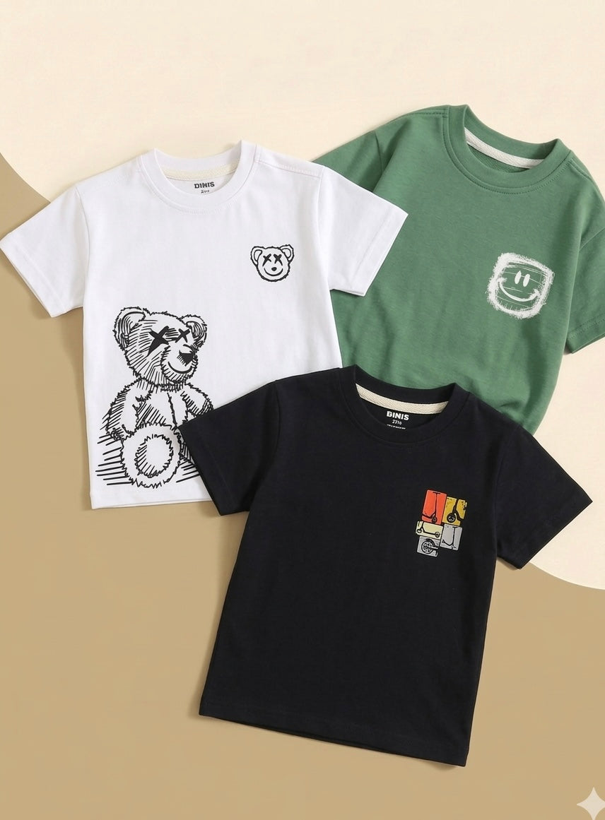 The COOL pack of 3 Tshirt