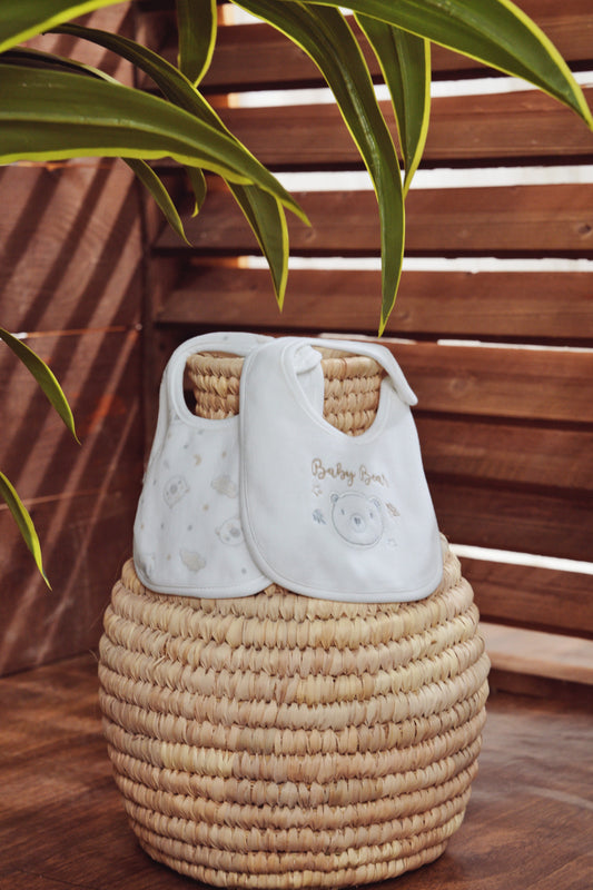 Dreamy bear pack of 2 bib