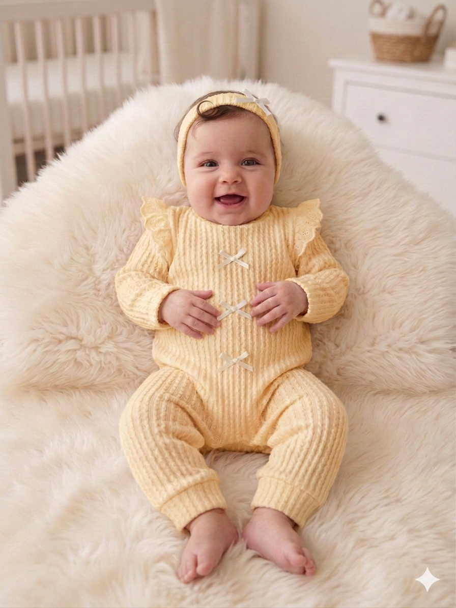 Lumi Bow romper