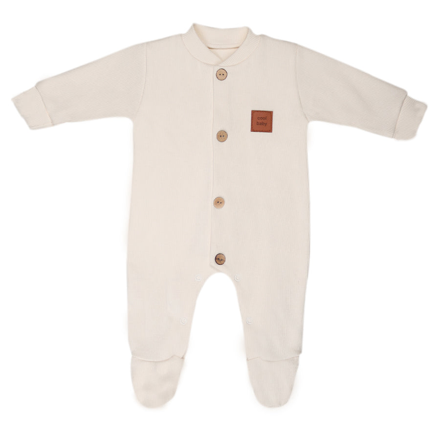Ribbed cool baby romper
