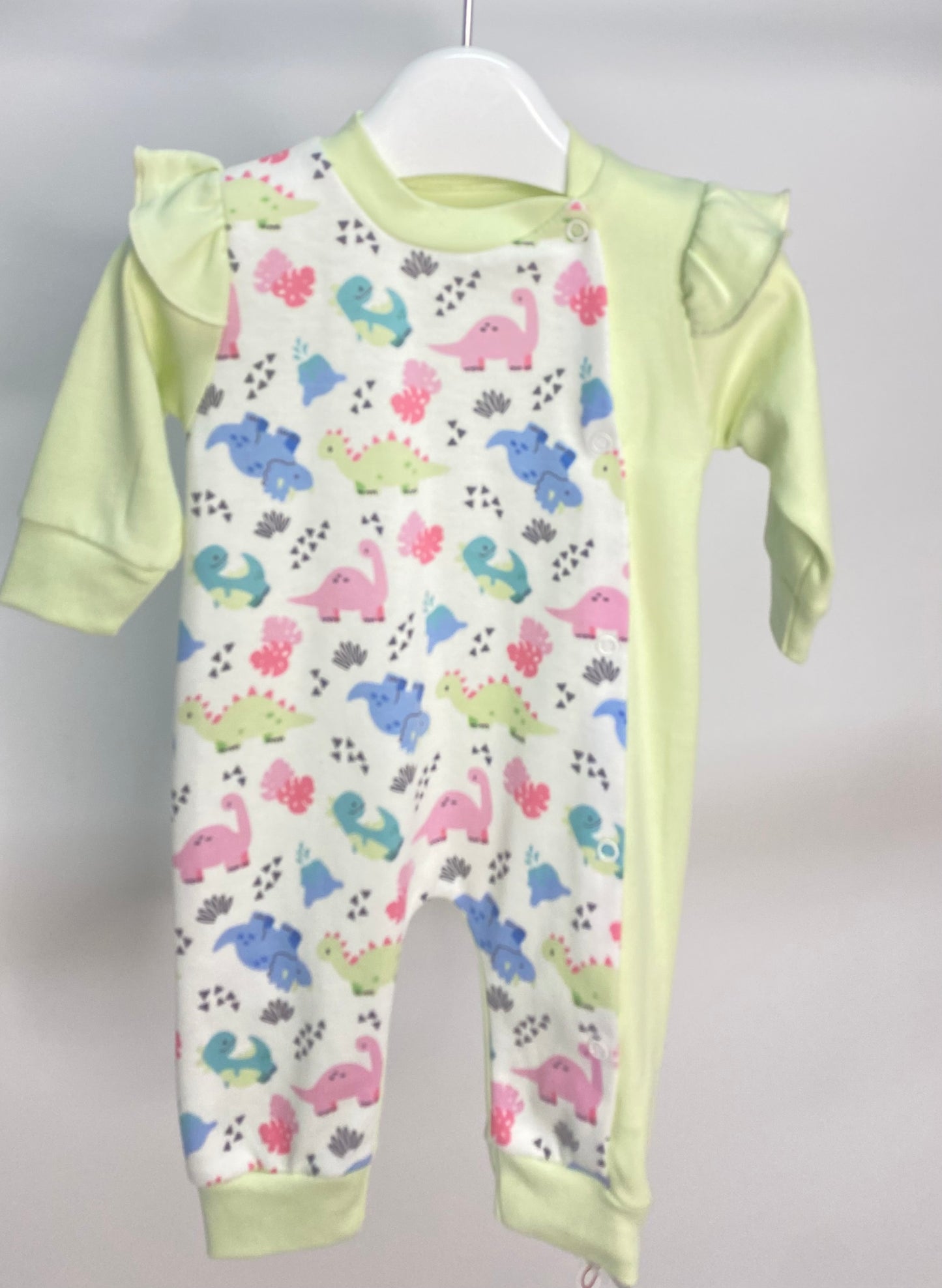 Baby girl Dino romper