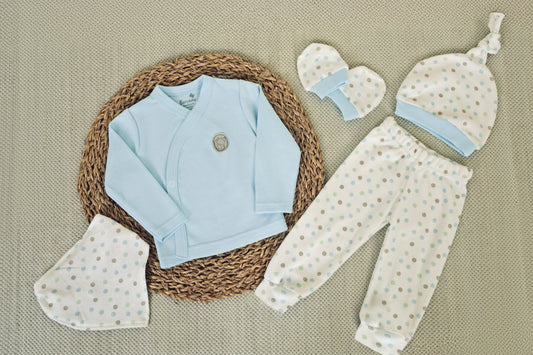 Newborn baby blue set