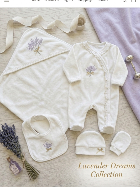 Lavender Dreams velvet set
