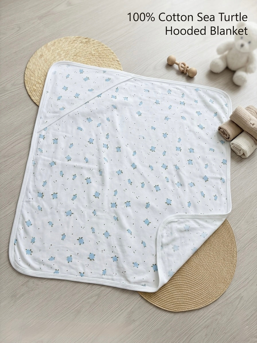 Turtle cotton blanket