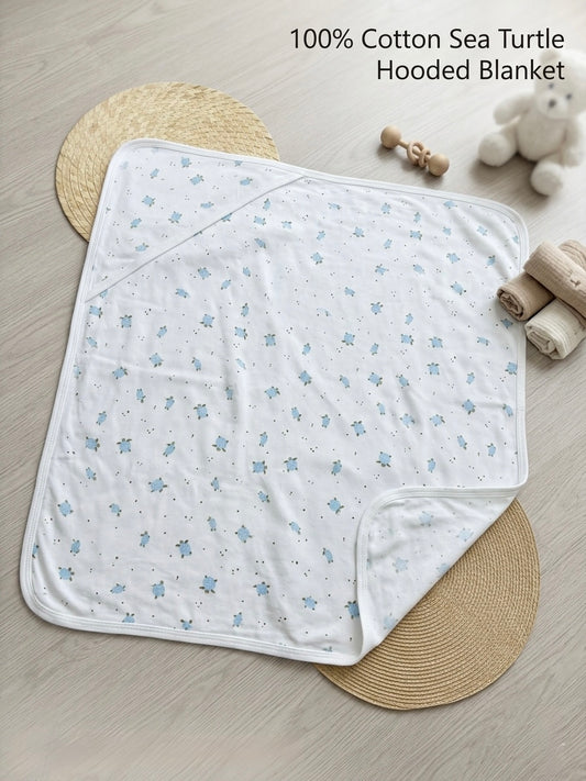Turtle cotton blanket