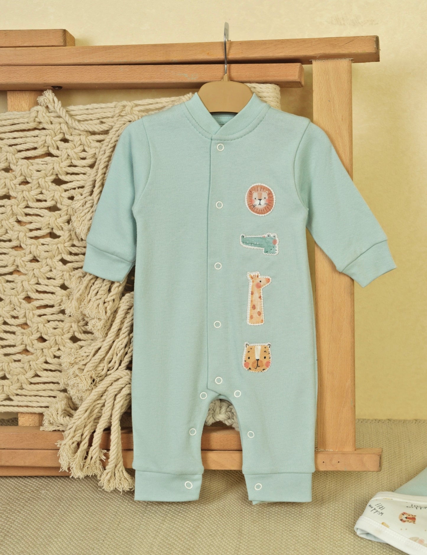 Safari onesies with scarf/ bib