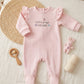 Jungle pink romper