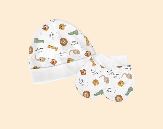 Safari hat & mittens