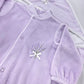 4 pieces Lavender velvet set