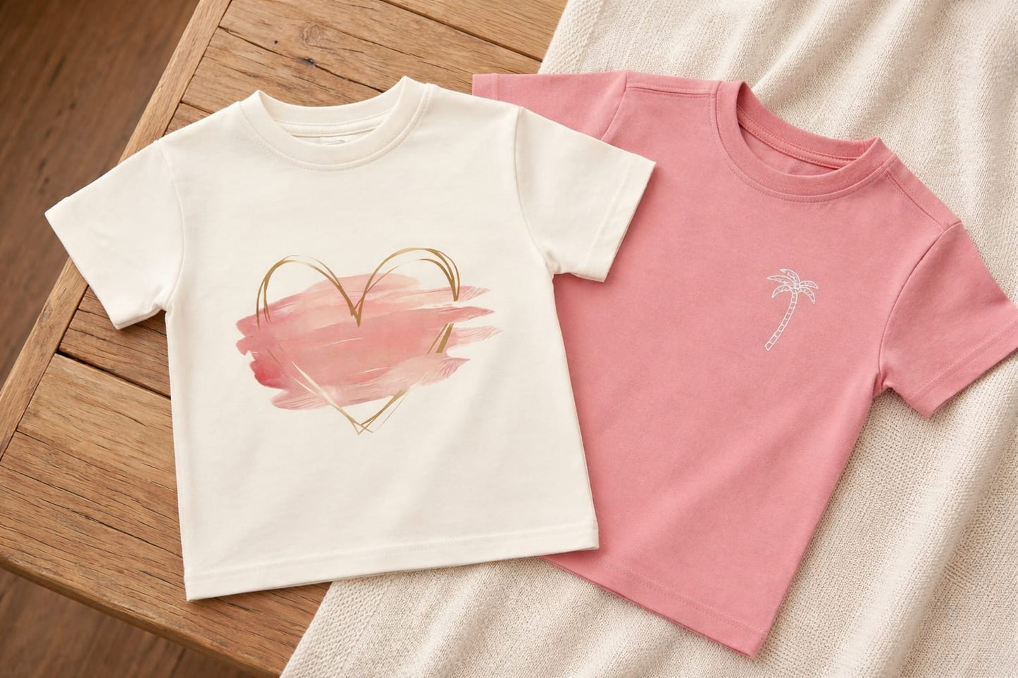 Blush & Bloom pack of 2 Tshirt