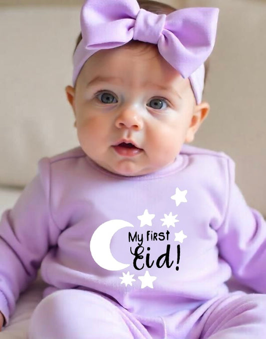 Lavender Eid onesies