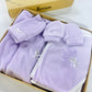 4 pieces Lavender velvet set