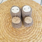 Pack of 2 Pompom Booties