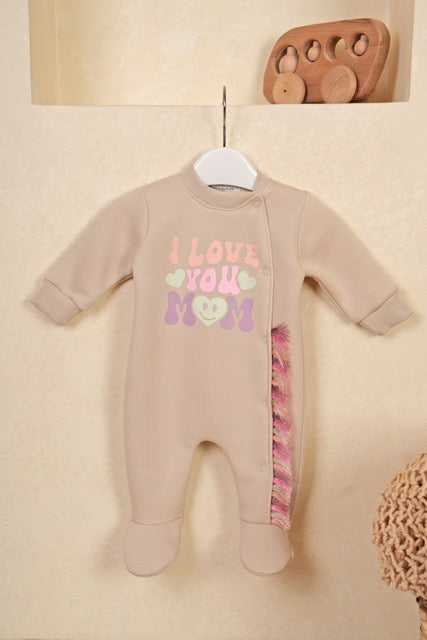 MOM beige onesies