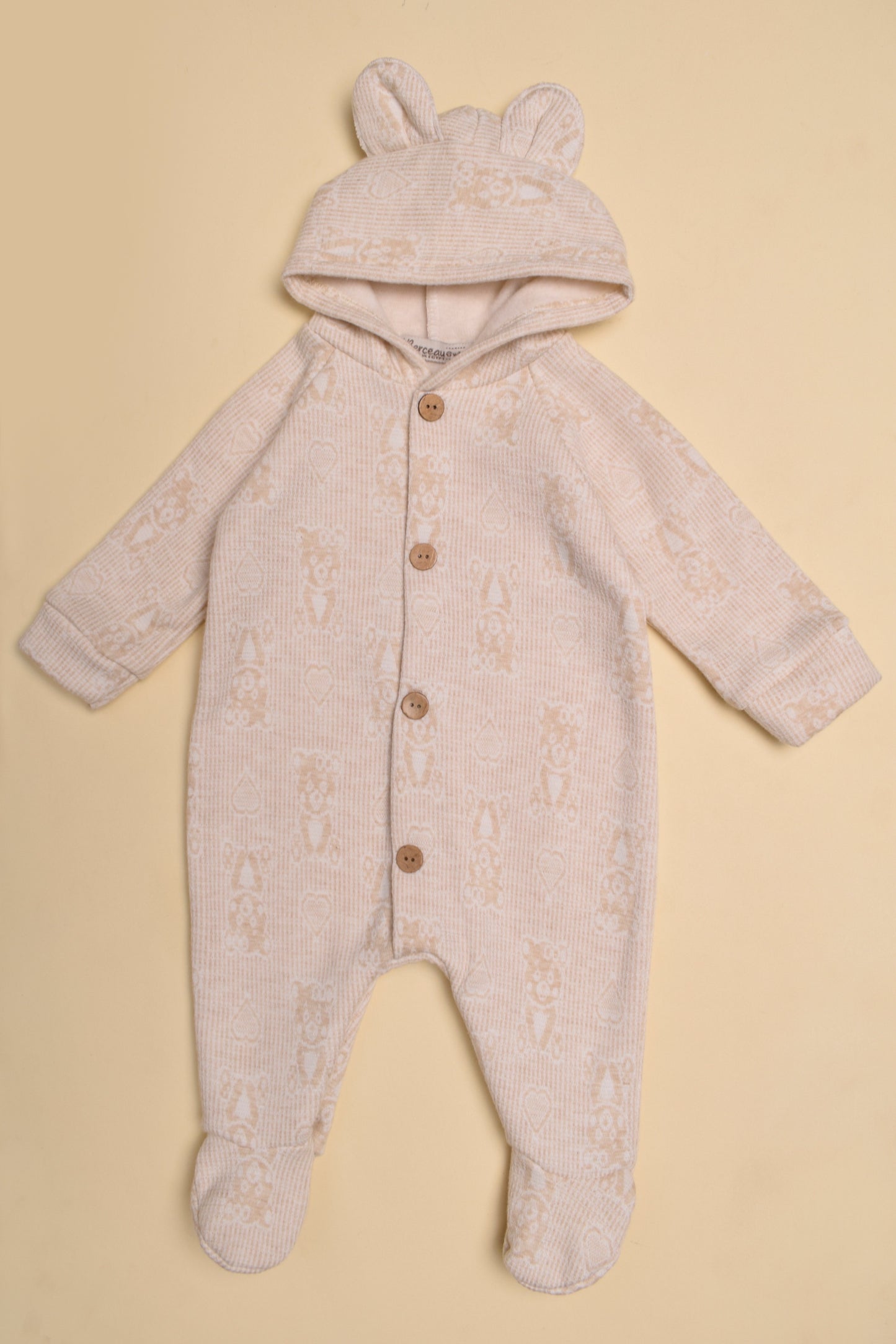 Jacquard Bear romper