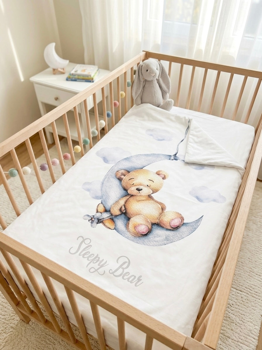 Sleepy Bear Duvet with pillow