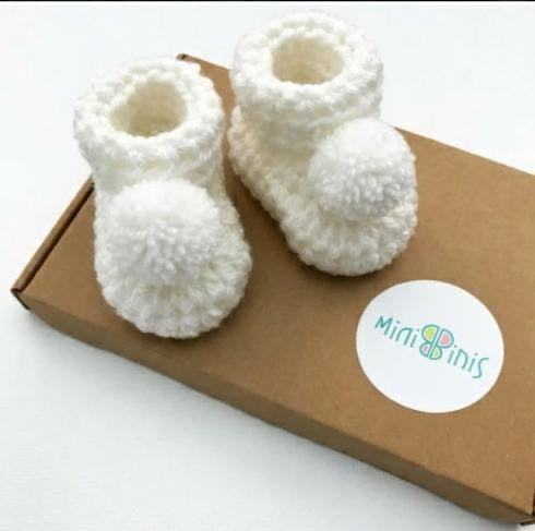 Cute Ponpon Booties