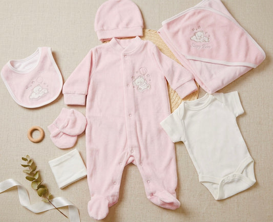 Sleepy Bear pink set