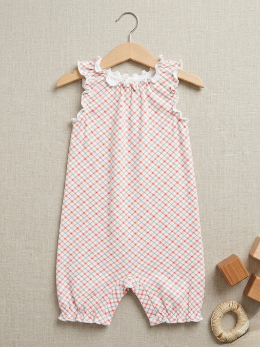 Vintage Sleeveless Red Romper