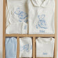 Bebe blue 7 pieces cotton set