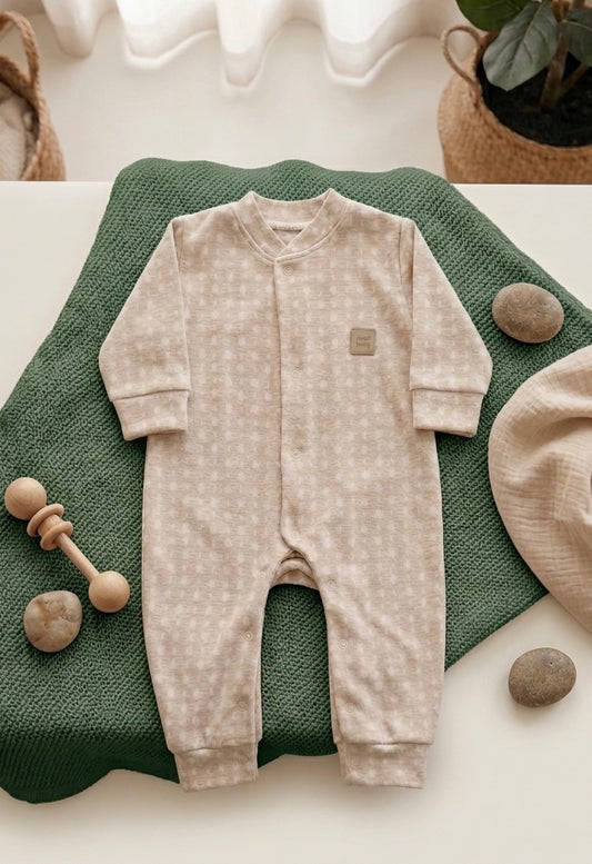 Snuggle Beige romper