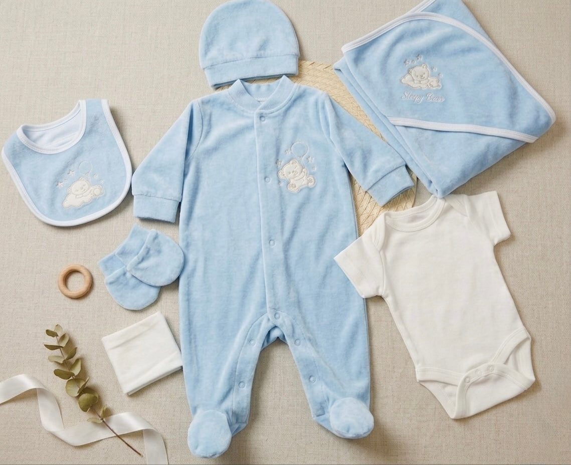 Sleepy Bear blue set