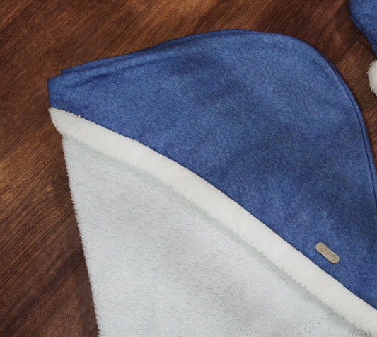Baby jeans Fur blanket