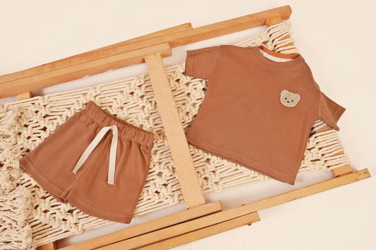 Cozy Teddy Bear Comfort Set
