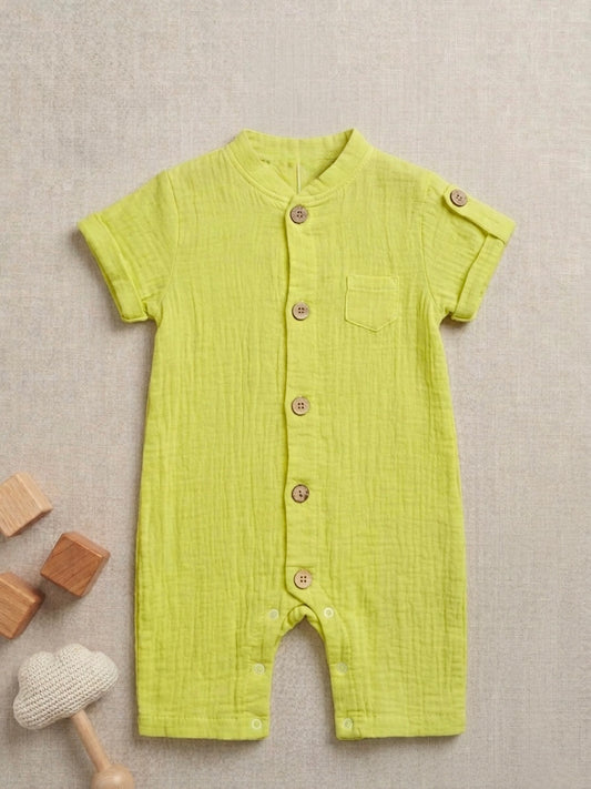 Kiwi muslin romper