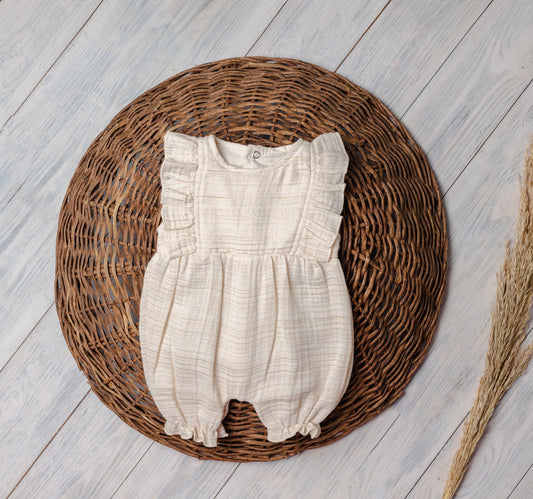 Muslin dore’ romper