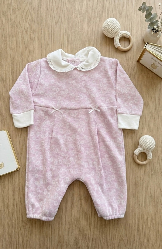 Petal pink romper