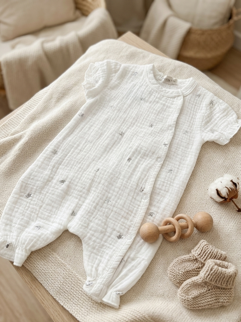The Silver Bird romper
