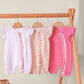 Muslin fringe baby romper