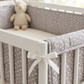 Quilted cotton crib Bumper