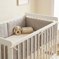 Quilted cotton crib Bumper