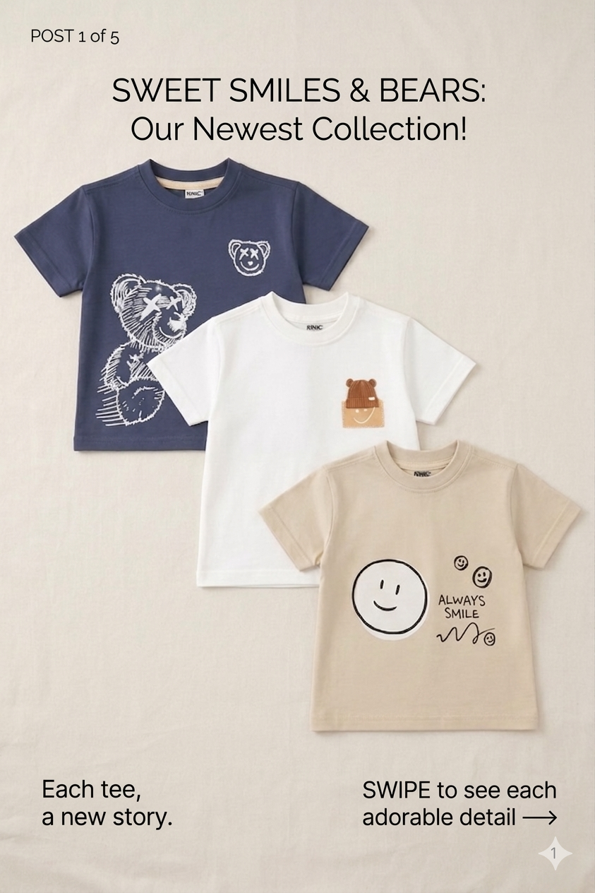 The Smiling pack of 3 Tshirt