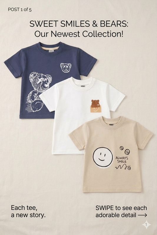 The Smiling pack of 3 Tshirt