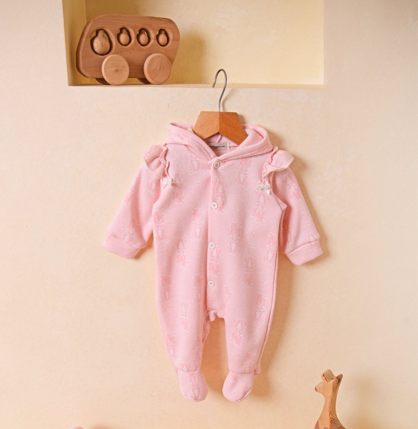 Jacquard Bear romper