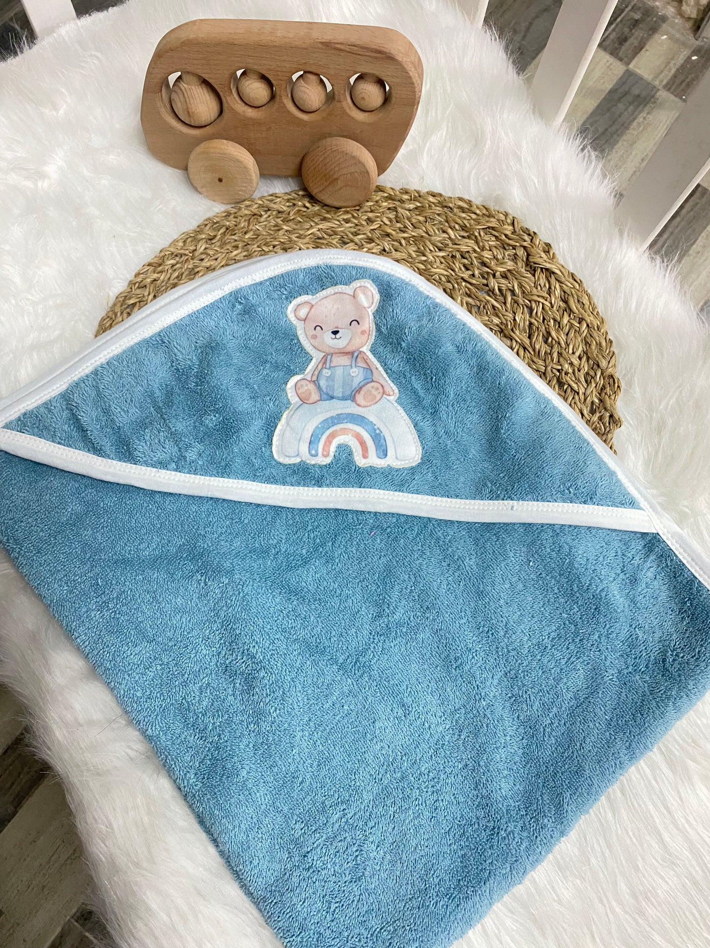 Bear bath towel