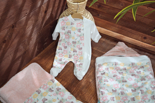 3 pieces Flower / Bear set