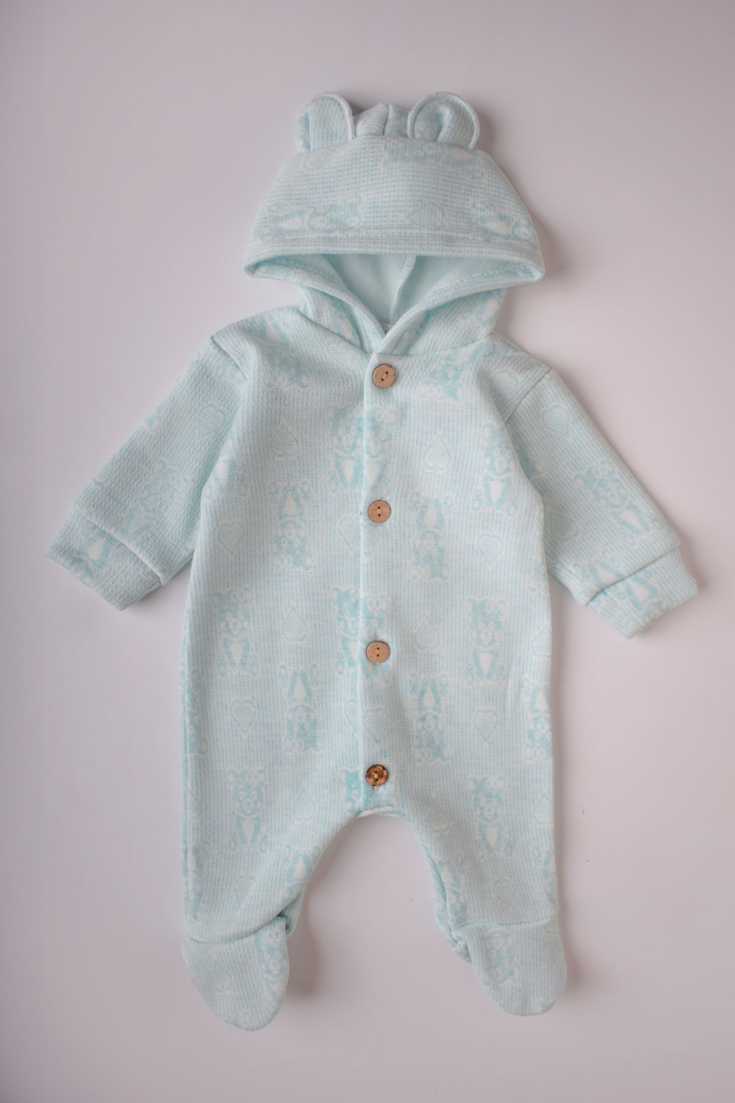 Jacquard Bear romper