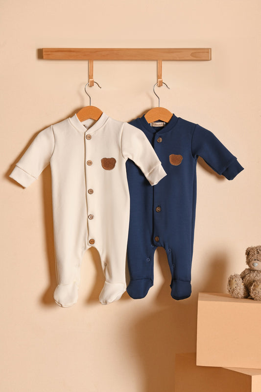 Oso blue romper