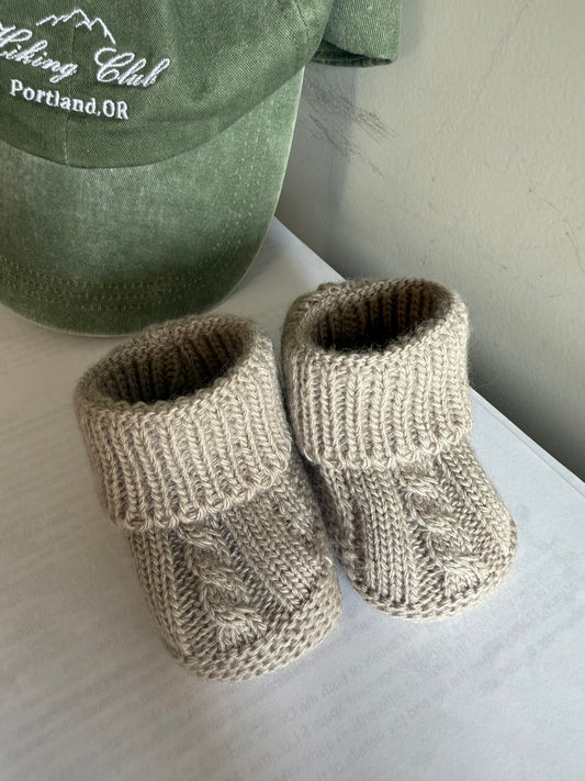 Tricot braided Booties