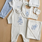 Bebe blue 7 pieces cotton set